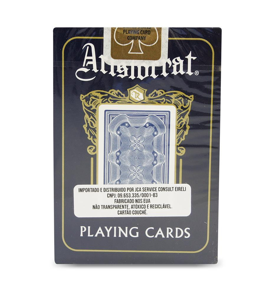 Baralho Aristocrat Azul Verso